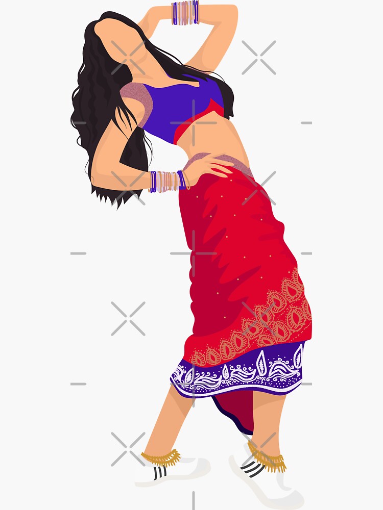 Kamariya Nora Fatehi Sticker