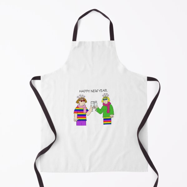 Item preview, Happy New Year Gay Female Couple designed and sold by KateTaylor.