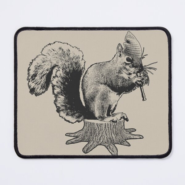Item preview, Squirrel wielding flute designed and sold by autoboxdesign.
