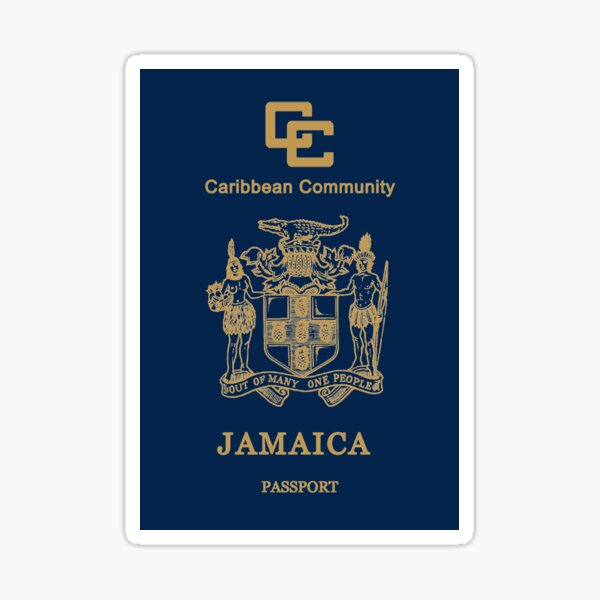 Jamaica Passport Sticker By Hakvs Redbubble 5003