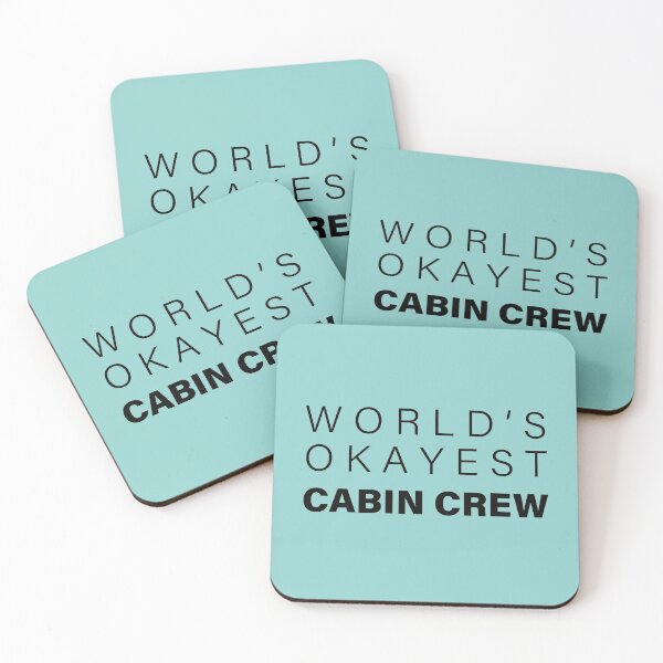 Item preview, World's okayest Cabin Crew,Funny Cabin Crew Gift, Aviation lover | designed and sold by Boom-llqb.