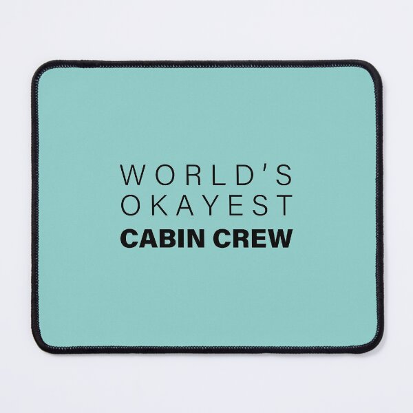 Item preview, World's okayest Cabin Crew,Funny Cabin Crew Gift, Aviation lover | designed and sold by Boom-llqb.