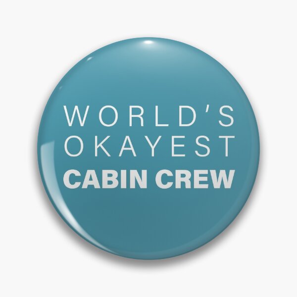 Item preview, World's okayest Cabin Crew,Funny Cabin Crew Gift, Aviation lover | designed and sold by Boom-llqb.