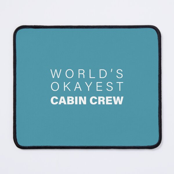 Item preview, World's okayest Cabin Crew,Funny Cabin Crew Gift, Aviation lover | designed and sold by Boom-llqb.