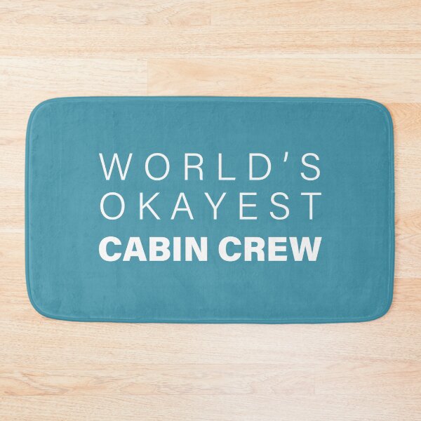 Item preview, World's okayest Cabin Crew,Funny Cabin Crew Gift, Aviation lover | designed and sold by Boom-llqb.