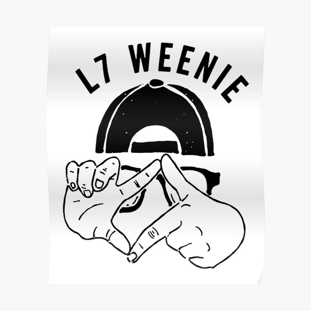 Squints Pop Culture Svg L-7 Wiennie Svg Png Dxf Eps Print 