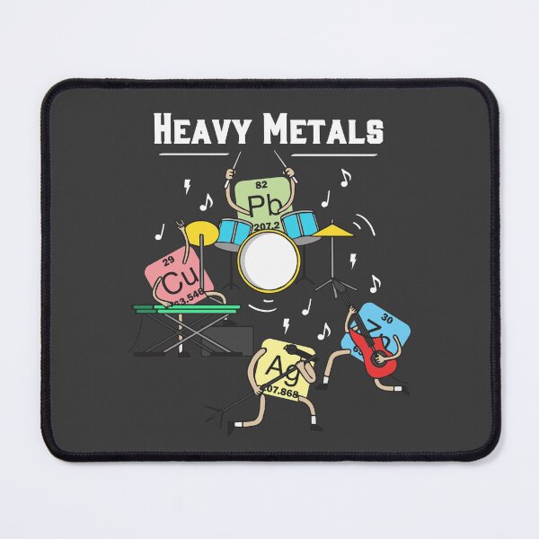 Item preview, Heavy Metals Rock Chemistry Physics Periodic Table of Elements designed and sold by MrEddie10.