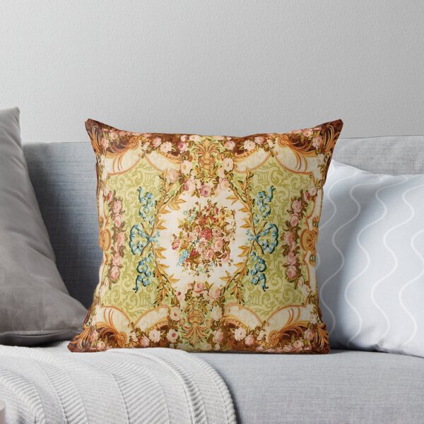 Item preview, Aubusson Antique French Vintage Beautiful Carpet Pattern designed and sold by SeemDev786.