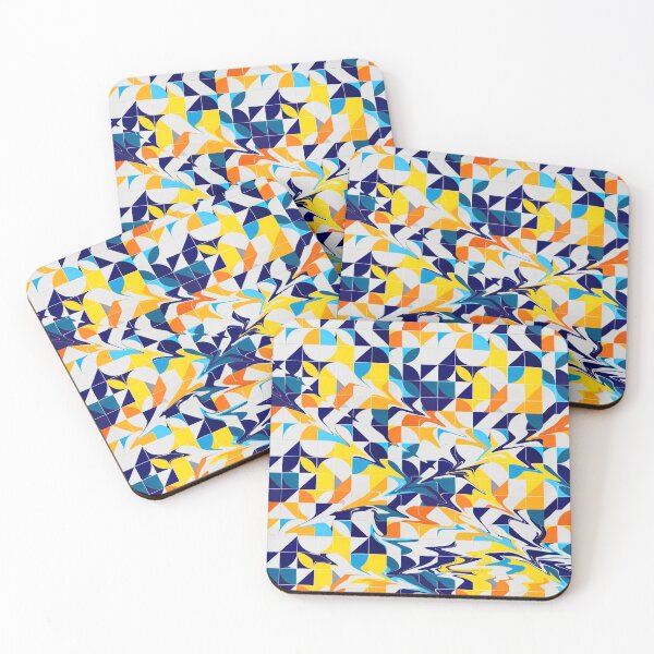 Item preview, Colorful Modern Contemporary Fractal Patterns Design designed and sold by my-green-gecko.