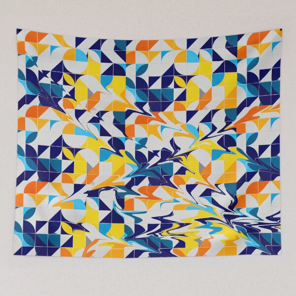 Item preview, Colorful Modern Contemporary Fractal Patterns Design designed and sold by my-green-gecko.