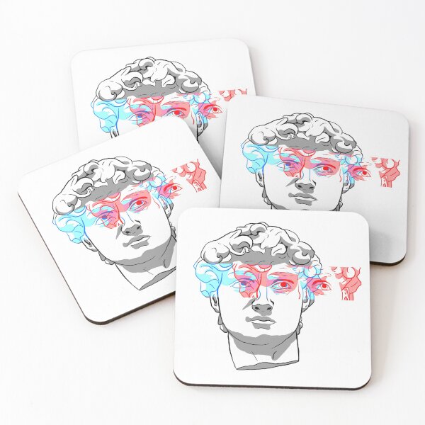 Item preview, 3D Effect Michelangelo's David Head designed and sold by AriMakesArtShop.