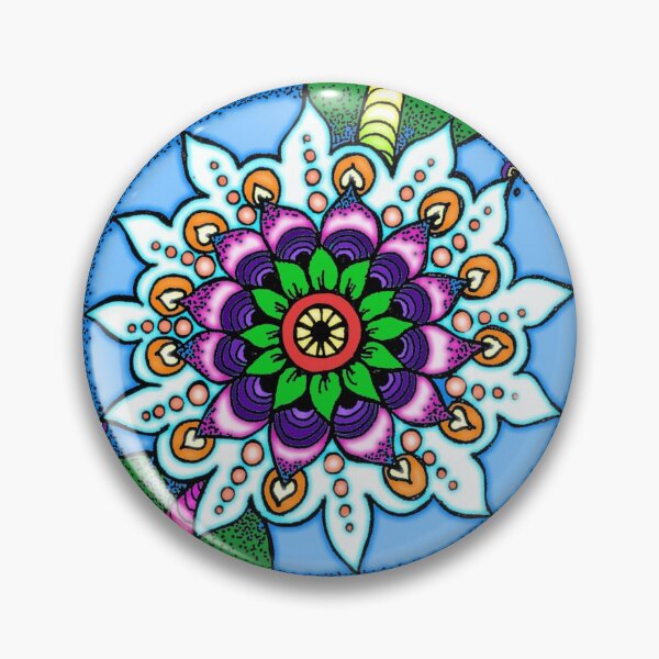Artikelvorschau, Blumenmandala entworfen und verkauft von autoboxdesign.