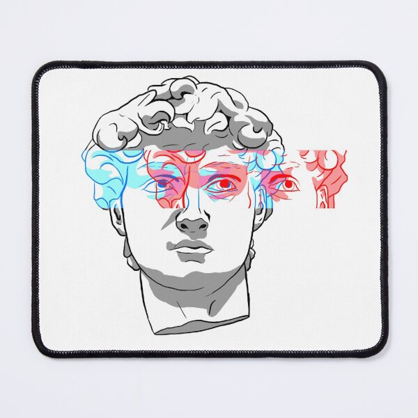 Item preview, 3D Effect Michelangelo's David Head designed and sold by AriMakesArtShop.