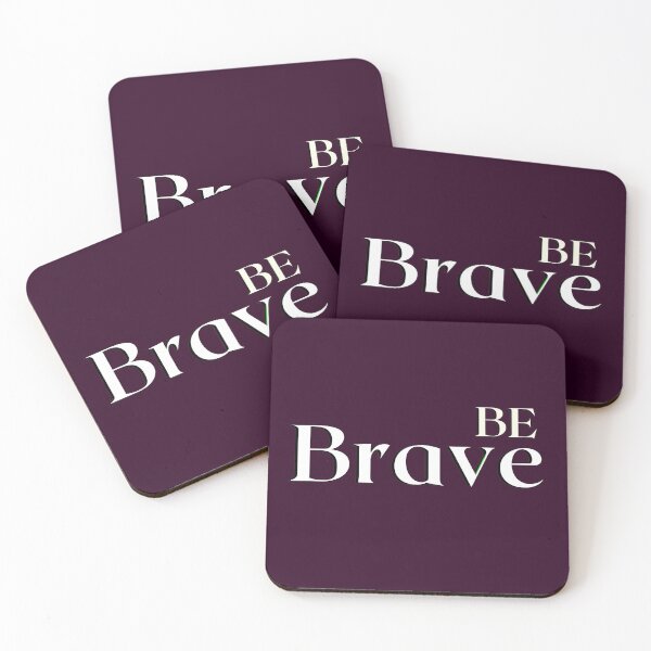 Item preview, Be Brave  Inspirational Quote designed and sold by chahakisha.