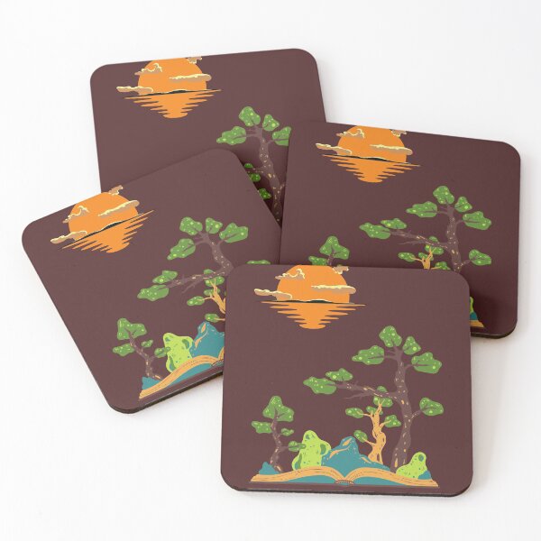 Item preview, forest at sunset, nature green outdoors designed and sold by Mo2mo.