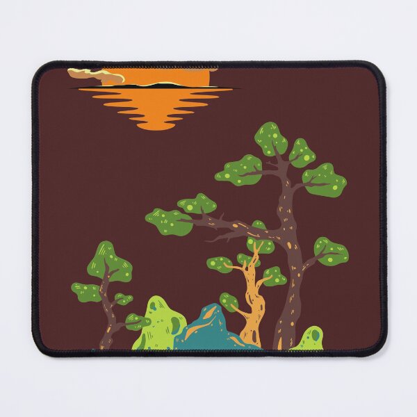 Item preview, forest at sunset, nature green outdoors designed and sold by Mo2mo.