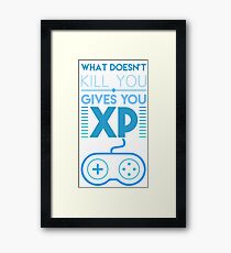 what doesn't kill you... Framed Print