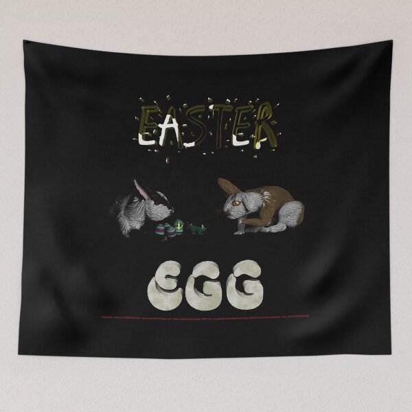 Item preview, 37. Easter Egg (Rabbits) designed and sold by ciullocorp.
