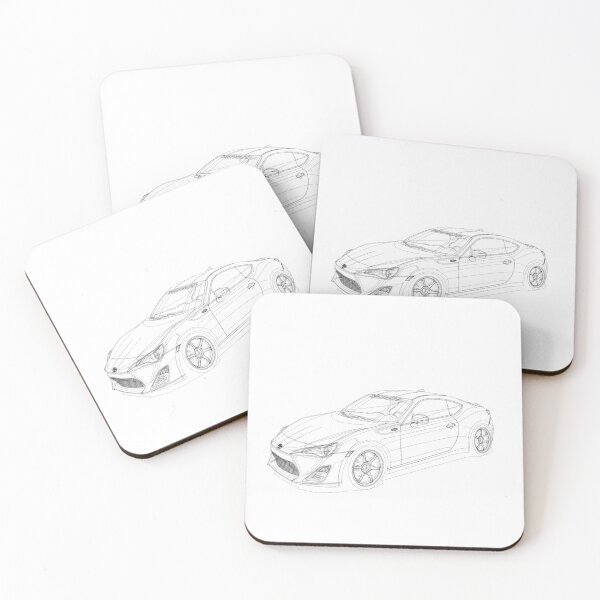 Item preview, GT 86 line art designed and sold by -GrandeArt-.