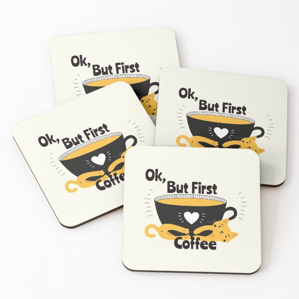 Item preview, Ok , But First Coffee 3 designed and sold by Nesro34.