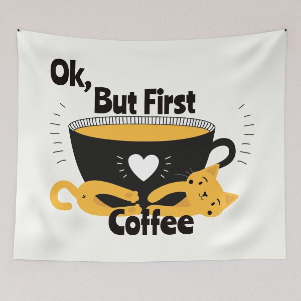 Item preview, Ok , But First Coffee 3 designed and sold by Nesro34.