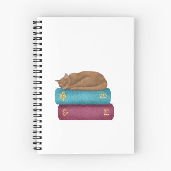 Item preview, Cat Sleeping On Books designed and sold by polimatilda.