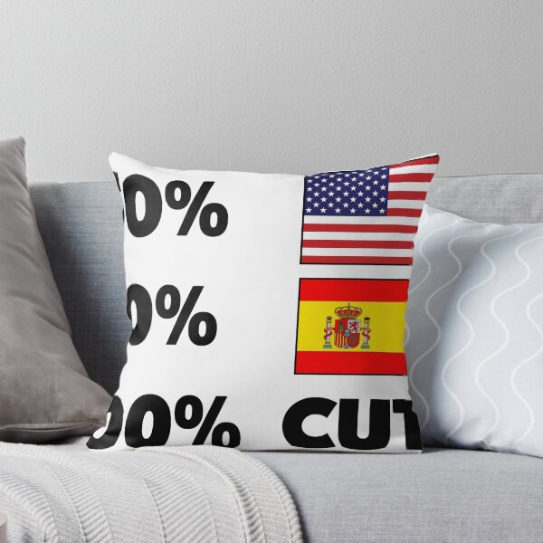 Aperçu de l'œuvre 50% Américain 50% Espagnol 100% Mignon Bébé Etats-Unis Espagne créée et vendue par JackCurtis1991.