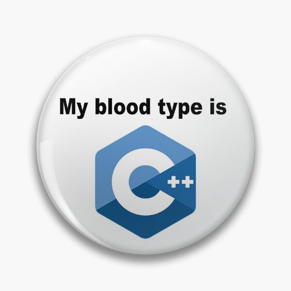 Item preview, My blood type is C++ designed and sold by PERIferyART.