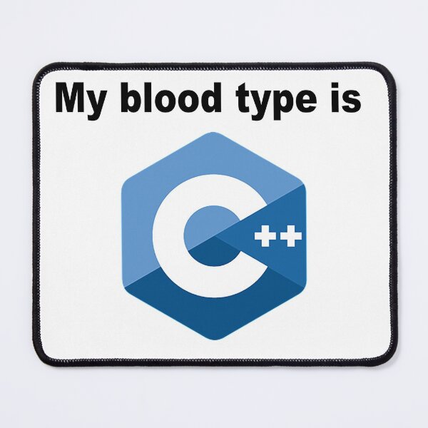 Item preview, My blood type is C++ designed and sold by PERIferyART.