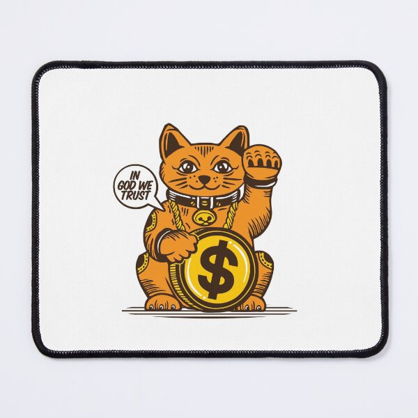 Item preview, LUCKY Maneki Neko IN GOD WE TRUST designed and sold by Emil1993.