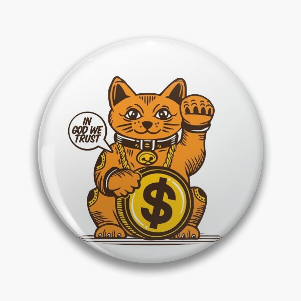 Item preview,  LUCKY Maneki Neko IN GOD WE TRUST designed and sold by Emil1993.