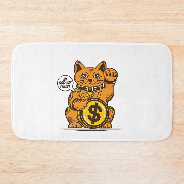 Item preview,  LUCKY Maneki Neko IN GOD WE TRUST designed and sold by Emil1993.