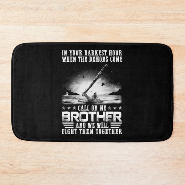Item preview, Viking in the darkest hour when the demons come call on me brother and we will fight them together Viking designed and sold by Dog-T-Shirts.