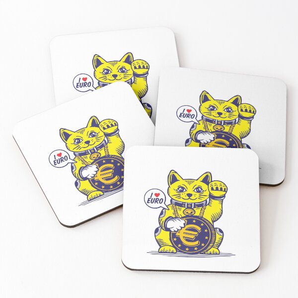 Item preview, LUCKY Maneki Neko I LOVE EURO designed and sold by Emil1993.