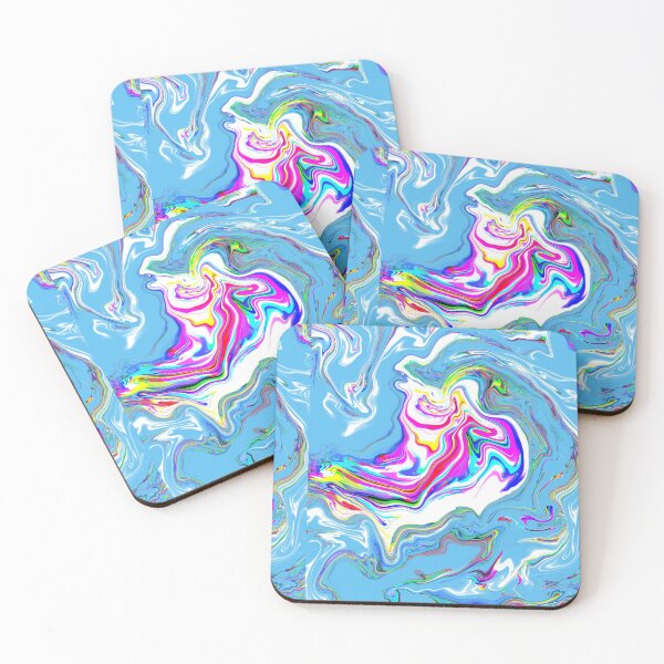 Item preview, Psychedelic Wavy Holographic Glitch Pattern designed and sold by Reelippy.