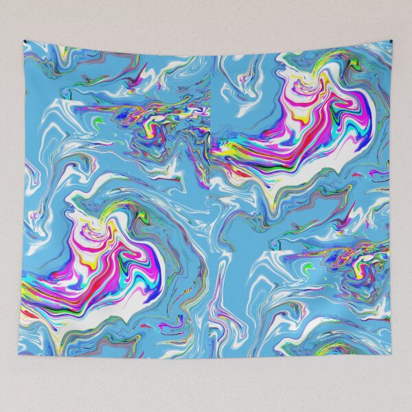 Item preview, Psychedelic Wavy Holographic Glitch Pattern designed and sold by Reelippy.
