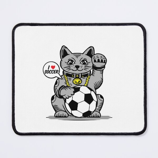 Item preview, LUCKY Maneki Neko I LOVE SOCCER designed and sold by Emil1993.