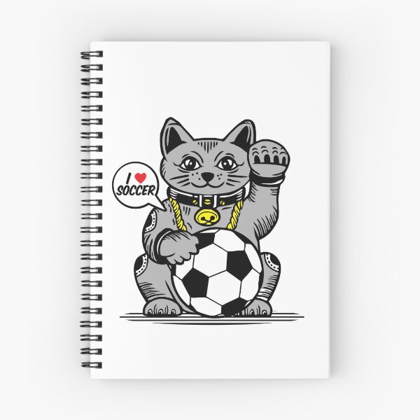 Item preview, LUCKY Maneki Neko I LOVE SOCCER designed and sold by Emil1993.