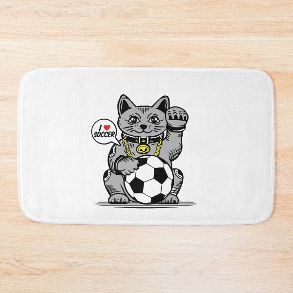 Item preview, LUCKY Maneki Neko I LOVE SOCCER designed and sold by Emil1993.