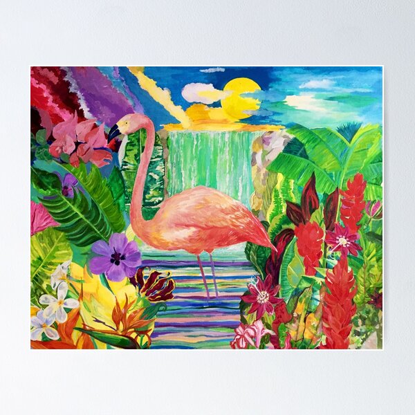 Flamingo Falls Poster