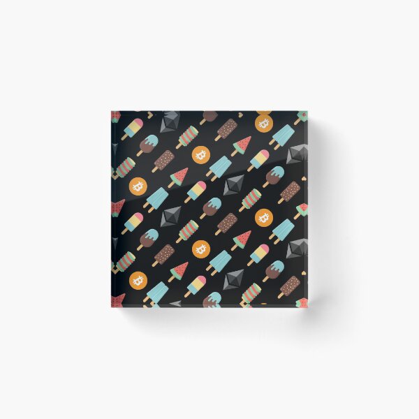 Item preview, Bitcoin Ethereum Ice Cream Dessert - Black designed and sold by johnta17.