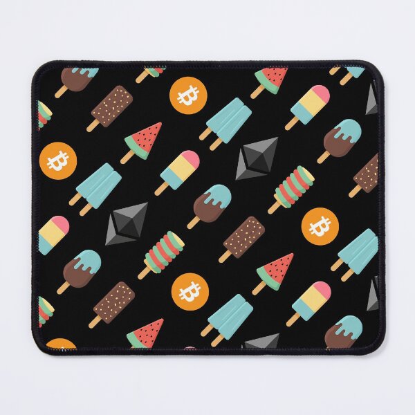 Item preview, Bitcoin Ethereum Ice Cream Dessert - Black designed and sold by johnta17.