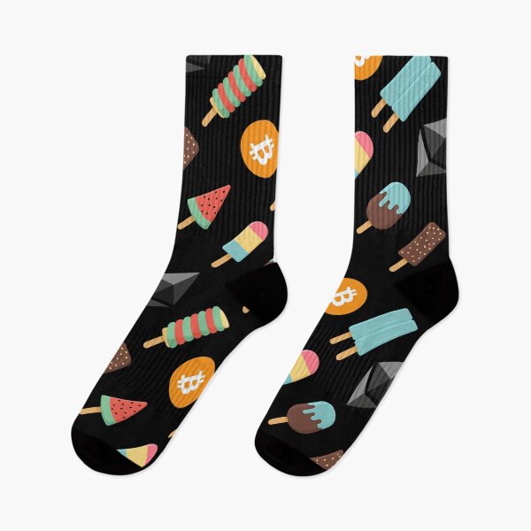 Item preview, Bitcoin Ethereum Ice Cream Dessert - Black designed and sold by johnta17.