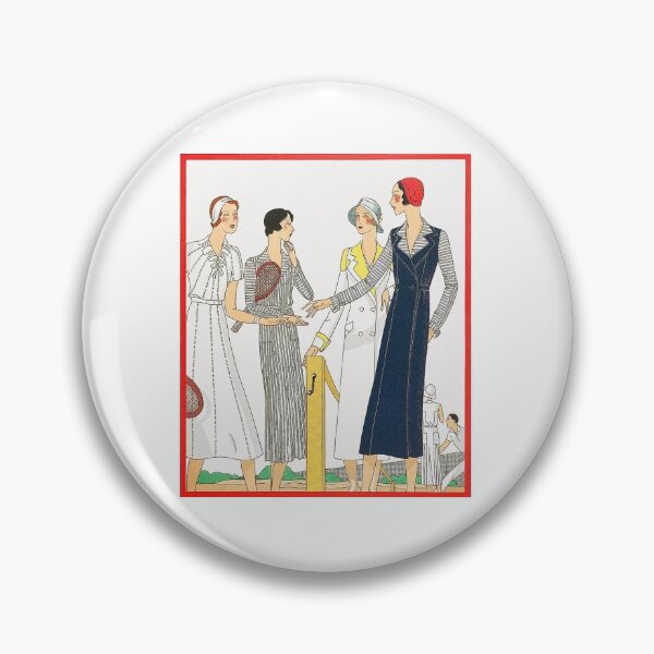 Item preview, Vintage Fashion Drawing Tennis Clothes 1930s designed and sold by lilach-e.