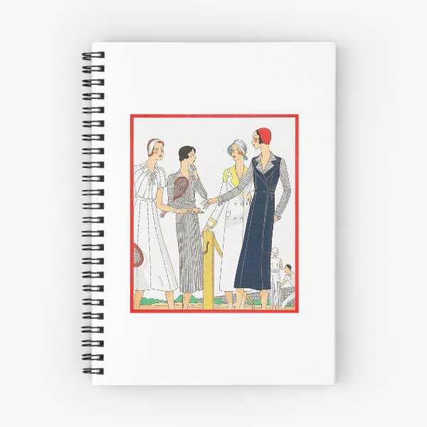 Aperçu de l'œuvre Vêtements de tennis de dessin de mode vintage des années 1930 créée et vendue par lilach-e.
