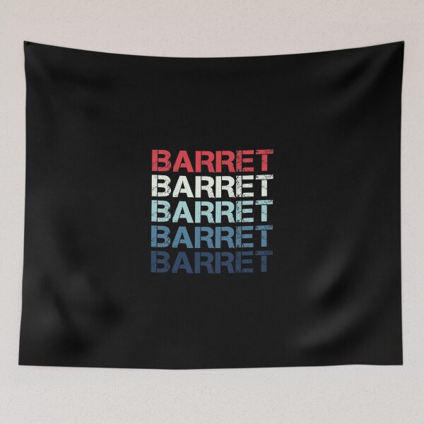 Item preview, Barret Name T Shirt - Barret Vintage Retro Barret Name Gift Item Tee designed and sold by rivenburga.