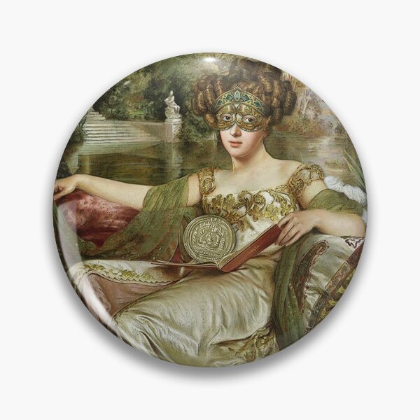 The Lydia Tarot Queen of Coins Pin