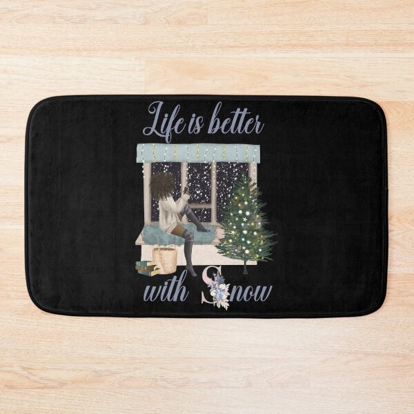 Item preview,  Life Is Better With Snow Style 1 (Black Background) designed and sold by Wheeler-Styl3.