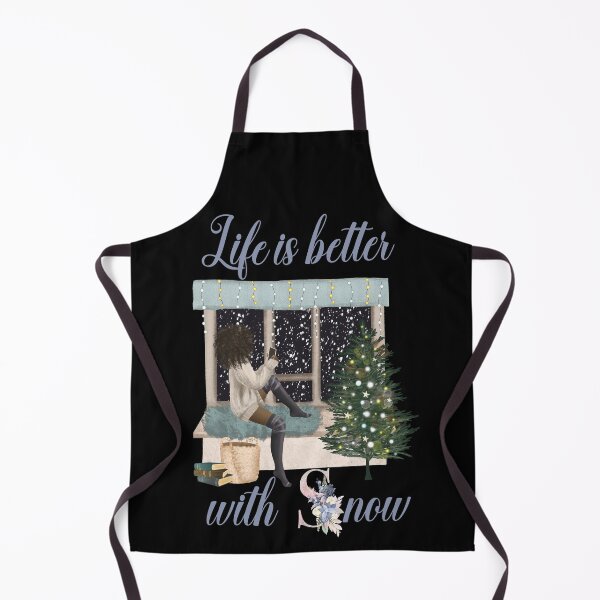 Item preview, Life Is Better With Snow Style 1 (Black Background) designed and sold by Wheeler-Styl3.