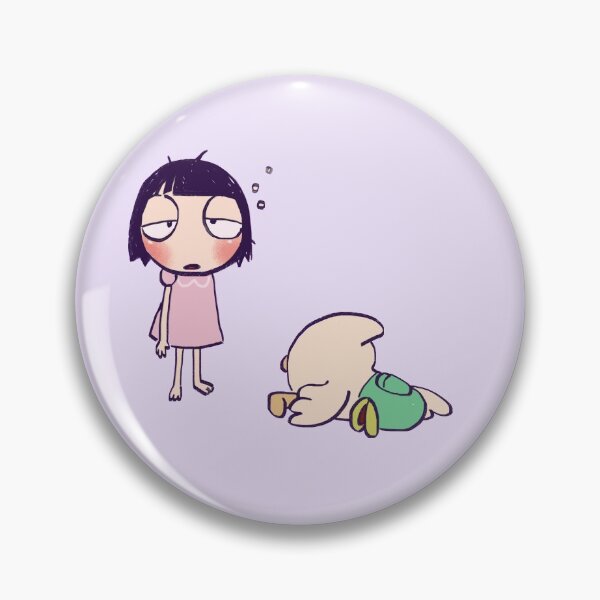 Item preview, I draw sleepy sarah and duck / sarah and duck  designed and sold by RansRoom.